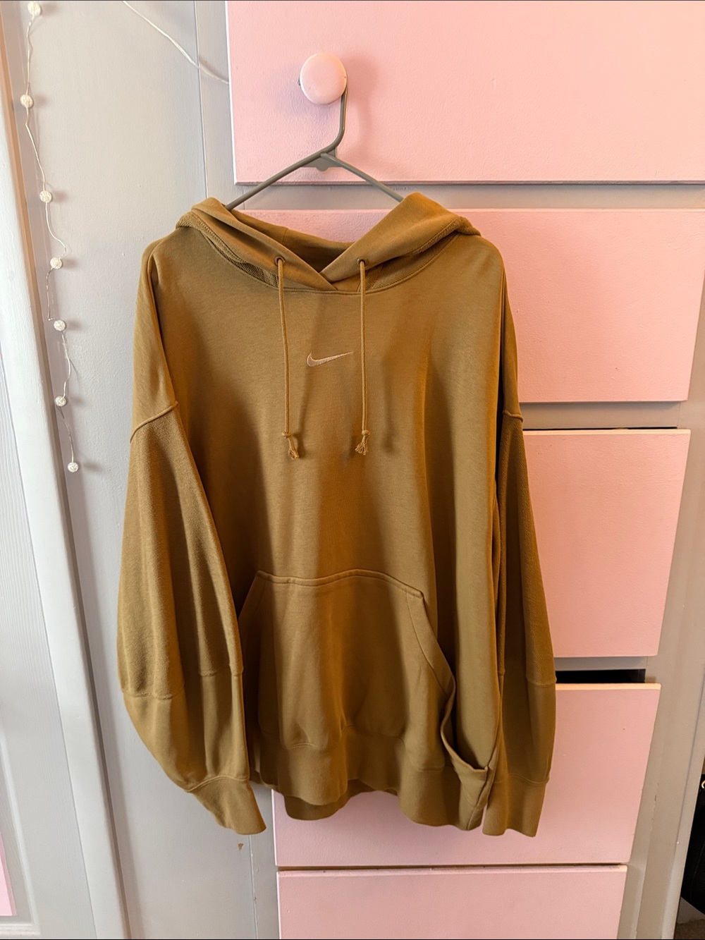 Nike Women’s Brown Oversized Pullover Hoodie